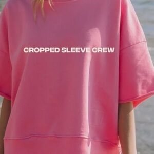 Daily Drills Cropped Sleeve Crew — Cheeks